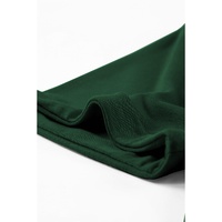 Green Casual Plain Crew Neck Tee - XL thumbnail