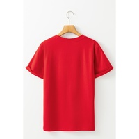 Red Nutcracker Printed Crewneck T Shirt - S thumbnail