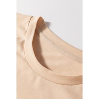 Khaki Thanksgiving Bowknot Turkey Graphic Crewneck Tee - L thumbnail