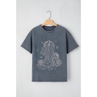 High-Rise Western Cowboy Boots Graphic Tee - L thumbnail