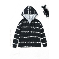 Azura Exchange Drawstring Button Long Sleeve Hoodie - S thumbnail