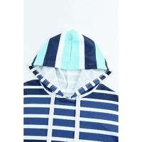 Azura Exchange Striped Drawstring Hoodie - L thumbnail