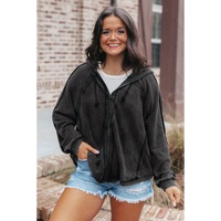 Azura Exchange Oversized Zip Up Hoodie with Pockets - 2XL thumbnail