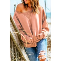 Azura Exchange Kangaroo Pocket Drop Shoulder Sweatshirt - XL thumbnail