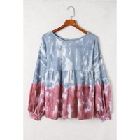 Azura Exchange Bishop Sleeve Tie Dye Sweatshirt - S thumbnail