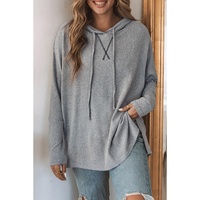 Azura Exchange Relaxed Drawstring Hooded Sweater - L thumbnail