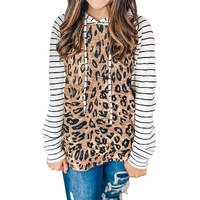 Azura Exchange Patchwork Striped Hoodie - S thumbnail