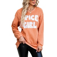 Azura Exchange Corded Spicy Girl Graphic Sweatshirt - S thumbnail