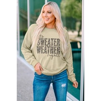 Azura Exchange Leopard Print Pullover Sweatshirt - S thumbnail