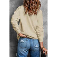 Azura Exchange MERRY Leopard Print Long Sleeve Graphic Sweatshirt - S thumbnail