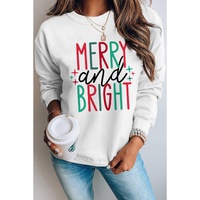 Azura Exchange Merry and Bright Long Sleeve Graphic Sweatshirt - XL thumbnail
