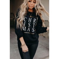 Azura Exchange Glitter Print Crew Neck Sweatshirt - 2XL thumbnail