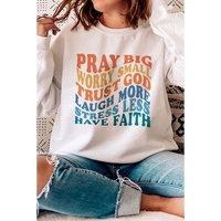 Azura Exchange Slogan Letters Print Long Sleeve Sweatshirt - XL thumbnail