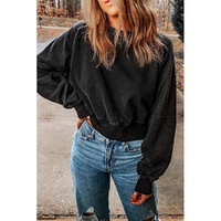 Azura Exchange Acid Wash Open Back Sweatshirt - XL thumbnail