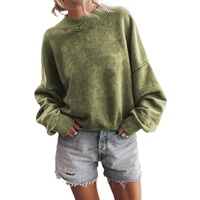 Azura Exchange Drop Shoulder Crew Neck Pullover Sweatshirt - S thumbnail