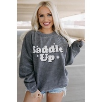 Azura Exchange Saddle Up Graphic Sweatshirt - L thumbnail
