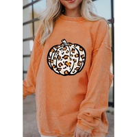 Azura Exchange Leopard Graphic Corded Sweatshirt - 2XL thumbnail