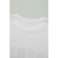 White BIRTHDAY QUEEN Graphic Balloon Sleeve Sweatshirt - L thumbnail