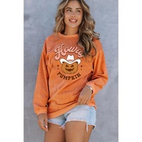 Azura Exchange Howdy Pumpkin Halloween Graphic Sweatshirt - S thumbnail