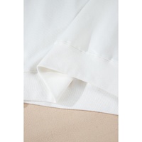 White MERRY Graphic Pullover Sweatshirt - L thumbnail