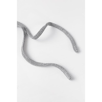 Gray Waffle Knit Fleece Lined High Low Oversized Hoodie - XL thumbnail