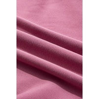 Valerian Solid Fleece Lined Drop Shoulder High Low Sweatshirt - 2XL thumbnail