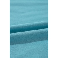 Light Blue Colorblock Patchwork Crew Neck Loose Sweatshirt - L thumbnail