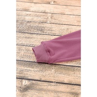 Valerian Solid Kangaroo Pocket Drawstring Loose Fit Hoodie - L thumbnail