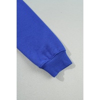 Dark Blue Game Day Crew Neck Graphic Pullover Sweatshirt - XL thumbnail