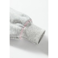 Light Grey COUNTRY CLUB PICKLEBALL Graphic Exposed Stitching Casual Sweatshirt - L thumbnail