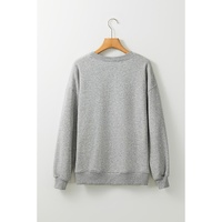 Gray GAME DAY Lightning Rugby Football Print Pullover Sweatshirt - S thumbnail