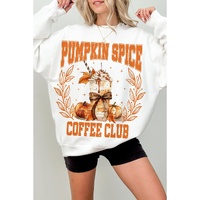 Beige PUMPKIN SPICE COFFEE CLUB Graphic Sweatshirt - 2XL thumbnail