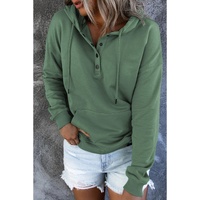Azura Exchange Hooded Snap Button Hoodie with Pocket - M thumbnail