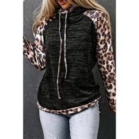 Azura Exchange Leopard Contrast Hoodie - M thumbnail