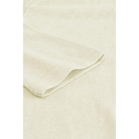 Beige Solid Color Open-Front Buttons Cardigan - L thumbnail