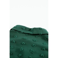 Azura Exchange Button Fuzzy Polka Dot Shirt - S thumbnail