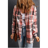 Azura Exchange Button Up Plaid Shirt - M thumbnail