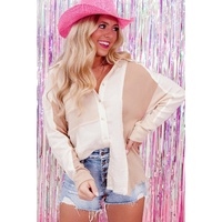Azura Exchange Buttoned Raw Hem Textured Shirt - XL thumbnail