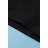Black Pearl Decor Square Neck Sleeveless Crop Top - L thumbnail