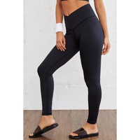 Azura Exchange Black Arched Waist Seamless Active Leggings - M thumbnail
