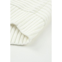 Two-Tone Chevron Pullover Sweater - L thumbnail