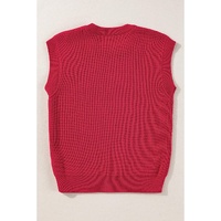 Racing Red Game Day Rugby Football Season Sweater Vest - 2XL thumbnail