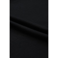 Black Button Up High Waist Long Sleeve Dress - M thumbnail