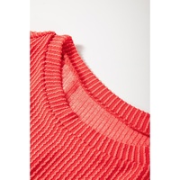 Gold Flame Heat Transfer Christmas Nutcracker Ribbed Long Sleeve Top Shorts Set - M thumbnail