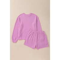 Phalaenopsis Bubble Gum Rabbit Sequin Graphic 2pcs Outfit - S thumbnail