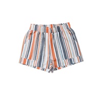 Azura Exchange Vintage Washed Elastic Frill Waist Casual Shorts - S thumbnail