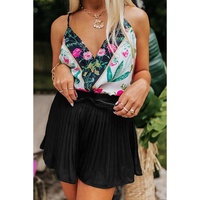 Azura Exchange Pleated Drawstring Waist Shorts - M thumbnail