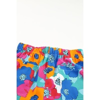 Azura Exchange Floral Print Drawstring Waist Casual Shorts - L thumbnail