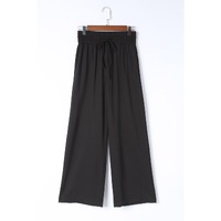 Azura Exchange Casual Wide Leg Pants with Drawstring Elastic Waist - S thumbnail