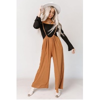 Azura Exchange Wide Leg Suspender Pants - M thumbnail